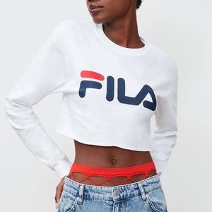FILA Collette Long Sleeve Crop tee